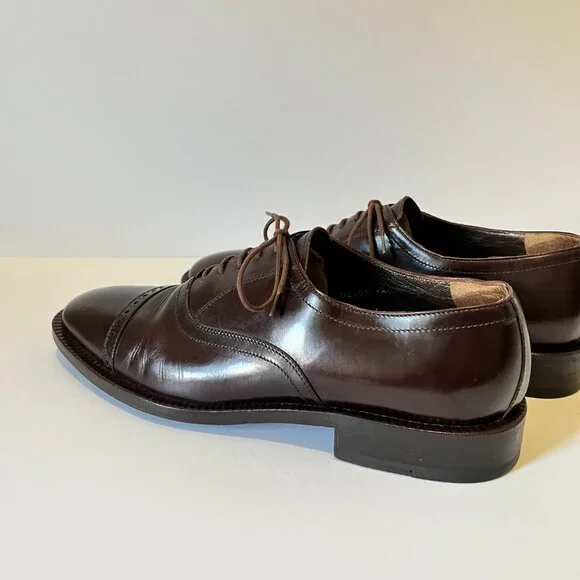 Dark Brown Cap Toe Dress Shoe by Joan & David Couture - Picture 8 of 13